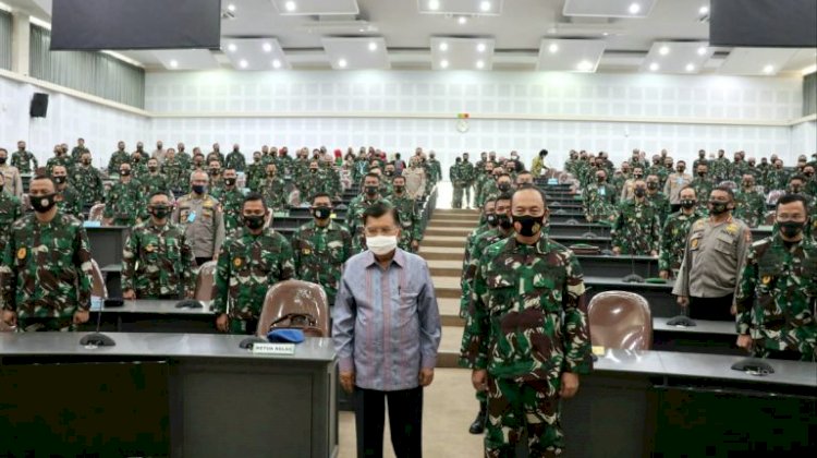 Siswa Perwira Sesko TNI Mendapatkan Resep Kepemimpinan Ala Jusuf Kalla